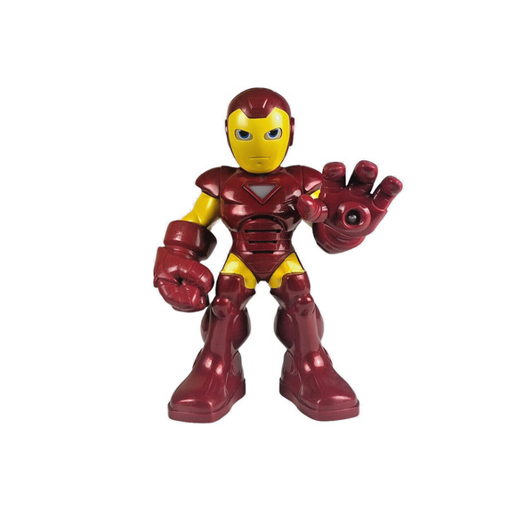 Hasbro Marvel Super Hero Squad Iron Man Talking Light Up 10 Inch Action Figure - Picture 5 of 10